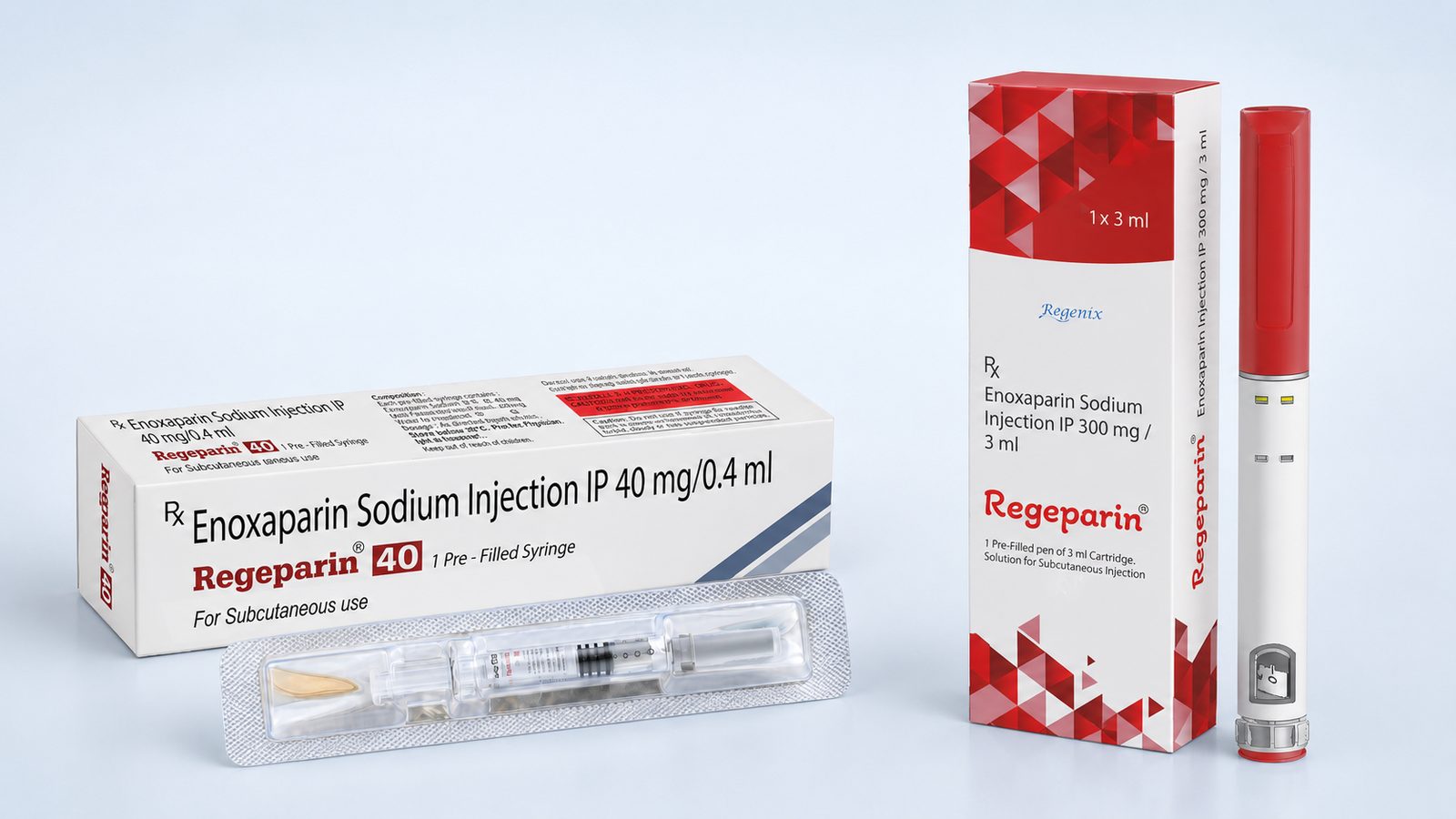 Enoxaparin Sodium — Regenix Biosciences Enoxaparin Sodium pre-filled syringe and disposable pen